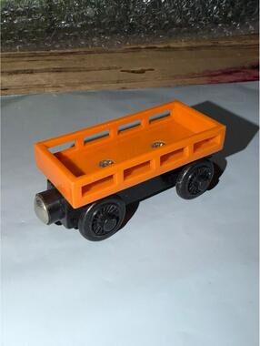 Thomas & Friends Wooden Railway Orange Cargo Train Car